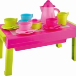 Set de cafea Androni cu măsuță pliabilă 2 în 1 – 17 piese