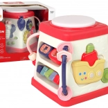 Cub educațional interactiv pentru bebeluși cu melodii și lumini Fluture