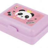 Cutie roz pentru prânz cu motiv Hello Panda