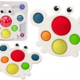 Jucărie senzomotorică din silicon Crab Pop It