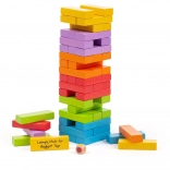 Turnul dărâmă-color BIGJIGS TOYS