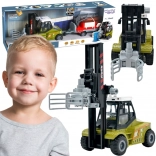 Woopie stivuitor cu clești și remorcă cu lumini și sunete