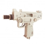 Puzzle 3D din lemn Pistol UZI