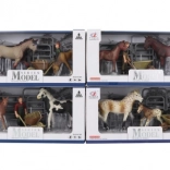 Set de căluți cu fermier și accesorii (2 figurine)