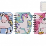 Bloc notes cu motiv de unicorn