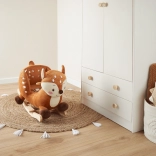 Bieco căprioară balansoar cu scaun de siguranță