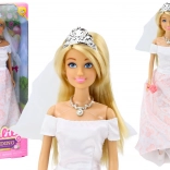 Păpușă de nuntă cu buchet