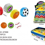 Minge yo-yo sportivă cu efecte luminoase 5,5 cm