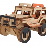 Puzzle 3D din lemn Jeep