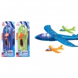 Avion cu lansator cu efecte luminoase, 34 cm