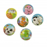 Minge de sărit din spumă Animale 6 cm