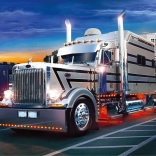 Norimpex pictura diamante Camion argintiu 30x40 cm