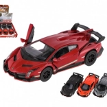 Model auto Lamborghini Veneno metal/plastic 13 cm cu retragere