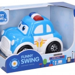 Mașină de poliție cu efecte 15 cm