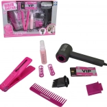 Uscător de păr cu accesorii pentru copii, negru