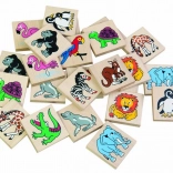 Detoa pexeso zoo din lemn