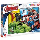 Puzzle 104 piese MARVEL The Avengers