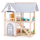 Căsuță pentru păpuși cu mobilier Villa Isabelle