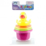 Pahare colorate cu rățușcă pentru apă