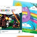 dodo imagini de zgâriat dragoni 20 × 20 cm