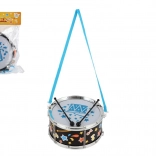 Tobă din plastic cu bretea și bețișoare 23 × 10 cm