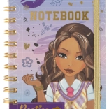 Carnet elegant A6 Besties cu legătură cu spirală