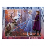 Puzzle Dino Frozen II 40 piese pentru bucuria copiilor