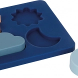 Puzzle din silicon pentru copii small foot – soare, lună, stea și nor
