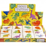 Tatuaje temporare cu dinozauri – set de 12 modele