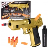 Desert Eagle auriu cu amortizor pentru joacă