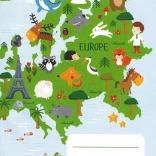 Caiet școlar A5 liniat 10 foi Europa