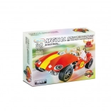 Set de construcție metalic pentru mașină de curse retro, 230 piese