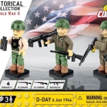 Set de construcție COBI HC WWII – Ziua Z, 6 iunie 1944, figurine