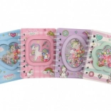 Carnet de buzunar cu spirală cu unicorn – 60 de pagini liniate (9,5 × 12 cm)