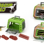 Dinozaur în cușcă cu accesorii