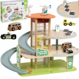 Garaj din lemn pe trei niveluri Classic World zona ecologică