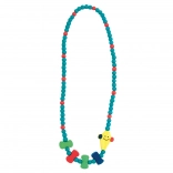 Colier din lemn cu motiv dragon