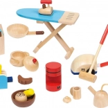 Jucării din lemn Goki electrocasnice pentru joacă de rol