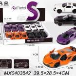 Mașinuță metalică 1:32 cu uși deschise și mecanism pull-back