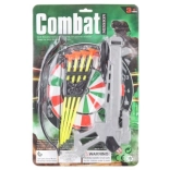 Arbaletă pentru copii cu țintă și săgeți cu ventuză