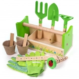 Bigjigs Toys set de grădinărit în ladă pentru copii