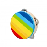 Tamburină colorată cu clopoței