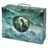 Geantă şcolară pliabilă Dino cu armături