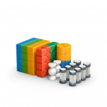 Geomag Magicube Shapes – set de construcție 128 piese