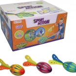 Rachete de aruncat pentru copii 25 × 8,5 cm – set de 12 bucăți în display