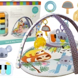 Covoraș educațional de joacă cu koala și pian