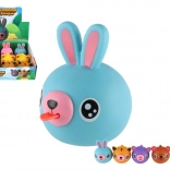 Animăluț de cauciuc care șuieră cu limbă 6 cm