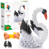 alexander origami 3d creativ – lebădă pentru copii de la 8 ani