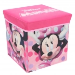 Cutie de depozitare pliabilă și taburet Minnie Mouse Cozy Noxxiez