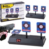 Țintă electronică pentru tras cu 3 ținte și contor digital